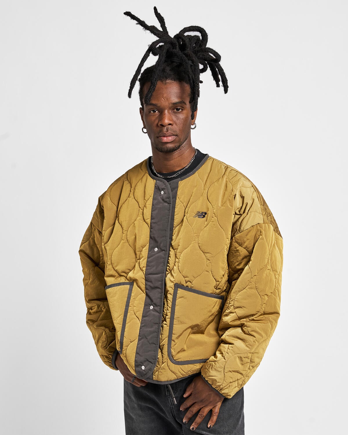 New Balance Quilted Bomber | MJ62M2DHBRK | AFEW STORE